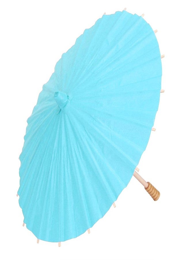 CHEOTIME 11.8 inch Paper Umbrella, Handmade Oiled Parasol Umbrella Japanese Chinese Umbrellas for Wedding Parties, Photography, Costumes, Cosplay, Decoration and Other Events(Blue) - Image 1